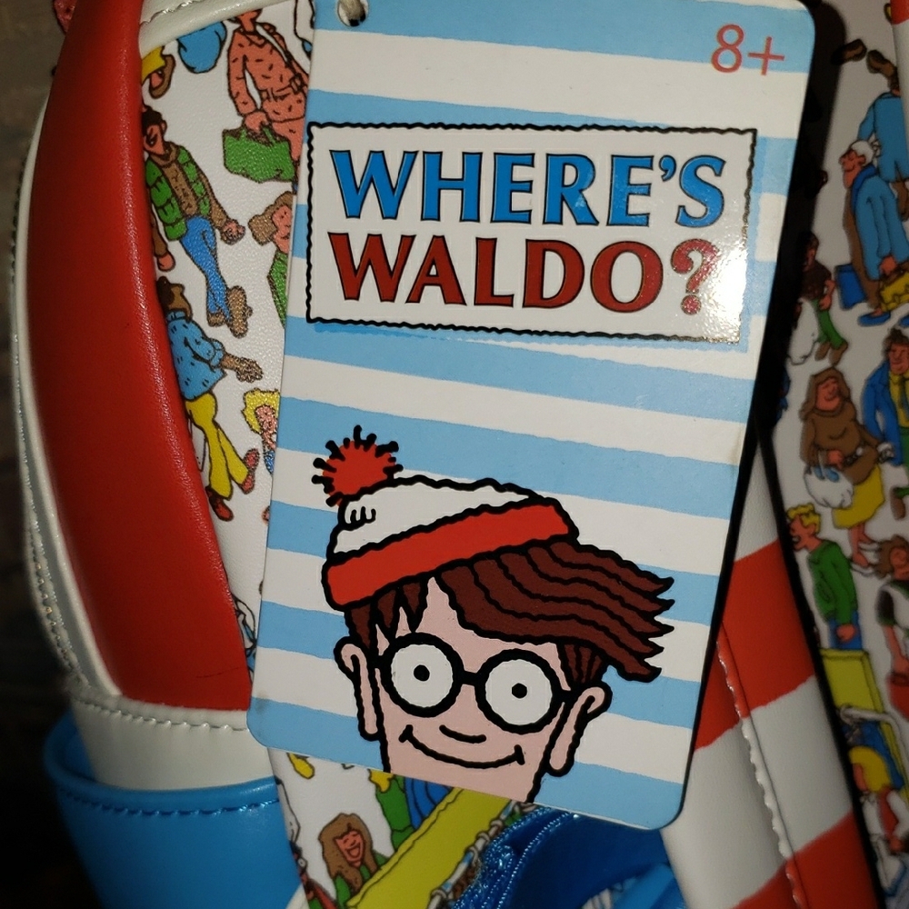 SOLD Loungefly Disney Where's Waldo Backpack - Picture 6 of 8